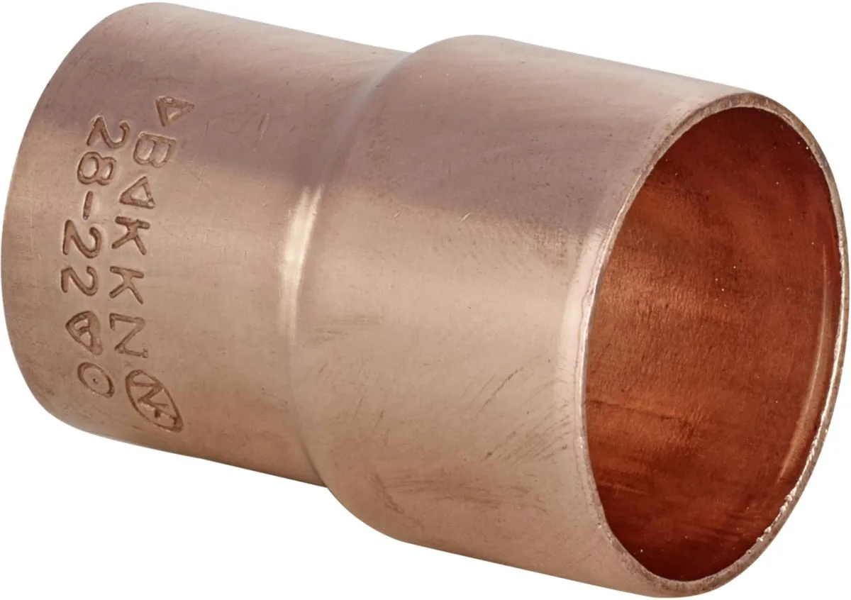Manchon cuivre 5240 réduit femelle femelle D 28/14 ALTECH (Sachet de deux éléments)