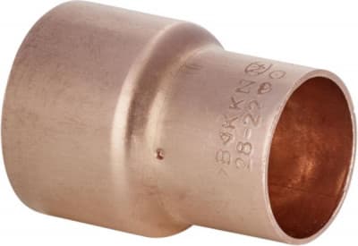 Manchon cuivre 5240 réduit femelle-femelle diamètre 15/16 sachet de 2 pièces