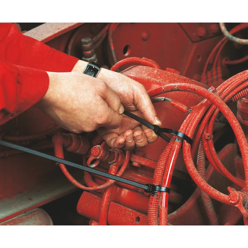 Attache-câble plastique - 4,8x360 mm - noir