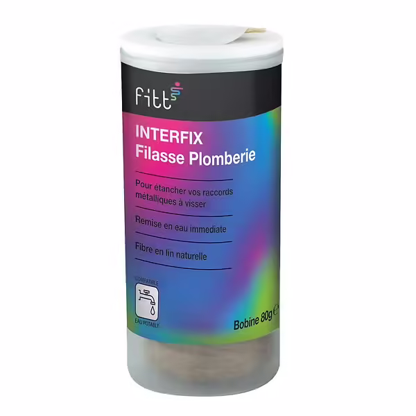 Filasse de plomberie Interfix 80g FITT